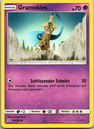 Gramokles Exemplar 1,25 €
