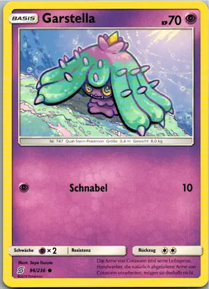 Pokémon-Karte Garstella 96/236 Bund der Gleichgesinnten