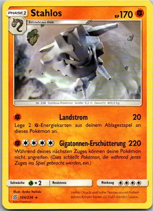 Stahlos Exemplar 1,95 €