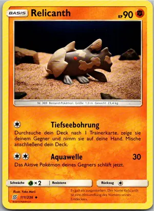 Relicanth Exemplar 2,95 €