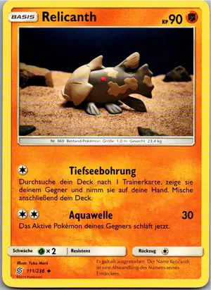 Relicanth Exemplar 2,95 €