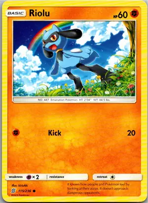 Pokémon-Karte Riolu 115/236 Bund der Gleichgesinnten