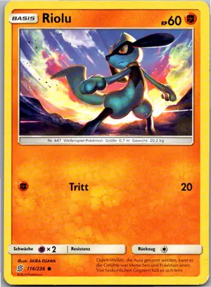 Riolu Exemplar 1,25 €