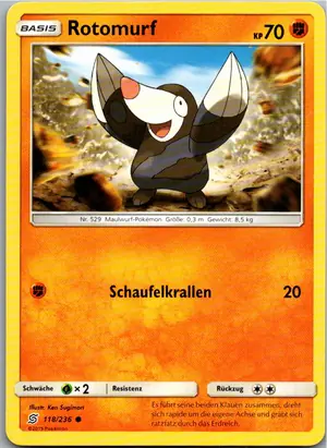 Pokémon-Karte Rotomurf 118/236 Bund der Gleichgesinnten