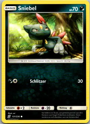 Sniebel Exemplar 1,25 €