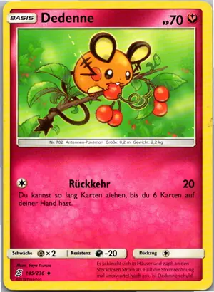 Dedenne Exemplar 1,95 €