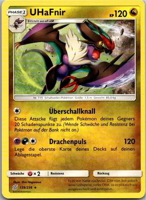 Pokémon-Karte UHaFnir 159/236 Bund der Gleichgesinnten
