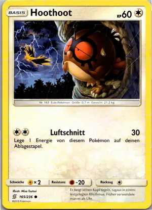 Hoothoot Exemplar 1,25 €
