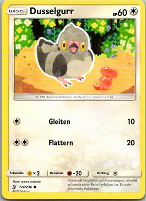 Dusselgurr Exemplar 1,25 €