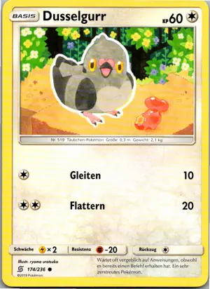 Dusselgurr Exemplar 1,25 €