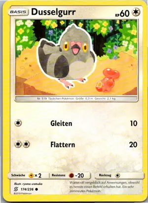 Dusselgurr Exemplar 1,25 €