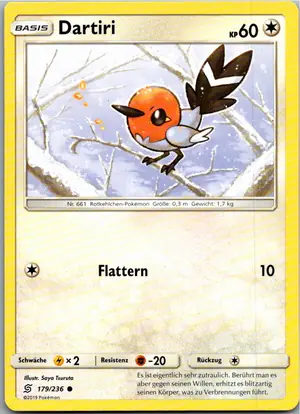 Pokémon-Karte Dartiri 179/236 Bund der Gleichgesinnten
