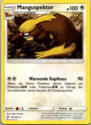 Manguspektor Exemplar 1,25 €