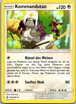 Kommandutan Exemplar 1,25 €