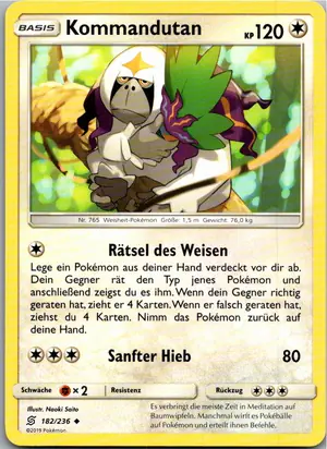 Kommandutan Exemplar 1,25 €