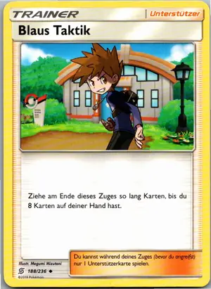 Pokémon-Karte Blaus Taktik 188/236 Bund der Gleichgesinnten