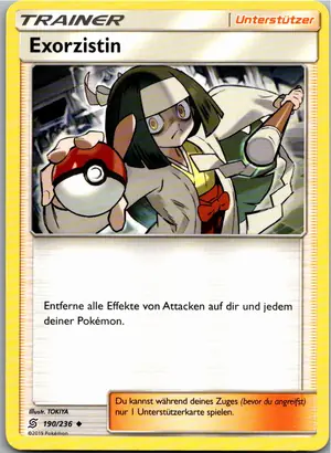 Pokémon-Karte Exorzistin 190/236 Bund der Gleichgesinnten