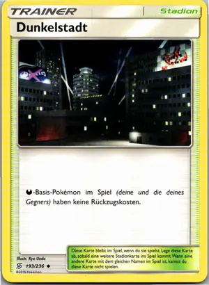 Pokémon-Karte Dunkelstadt 193/236 Bund der Gleichgesinnten