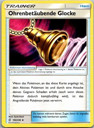 Ohrenbetäubende Glocke Exemplar 1,25 €