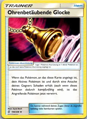 Ohrenbetäubende Glocke Exemplar 1,25 €