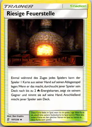 Riesige Feuerstelle Exemplar 1,25 €