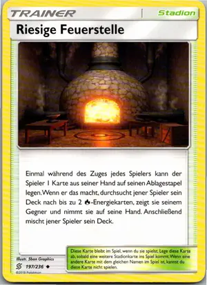 Riesige Feuerstelle Exemplar 1,25 €
