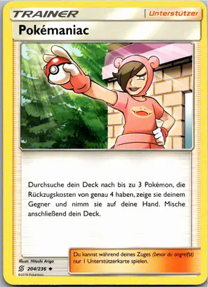 Pokémon-Karte Pokemaniac 204/236 Bund der Gleichgesinnten