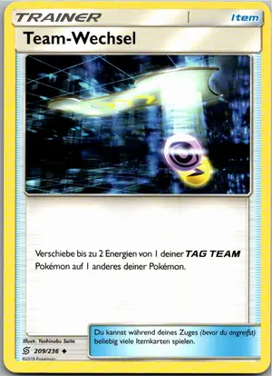 Team-Wechsel Exemplar 1,25 €