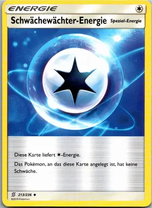 Pokémon-Karte Schwächewächter-Energie 213/236 Bund der Gleichgesinnten