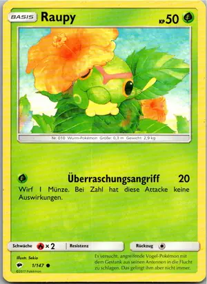 Raupy Exemplar 1,25 €