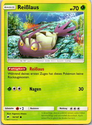 Reißlaus Exemplar 1,25 €