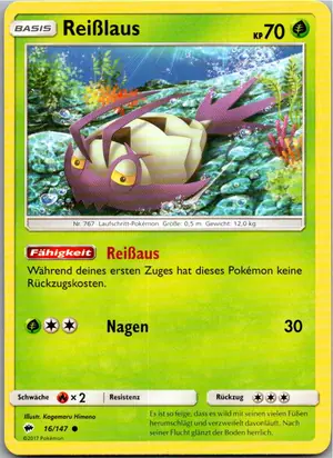 Reißlaus Exemplar 1,25 €
