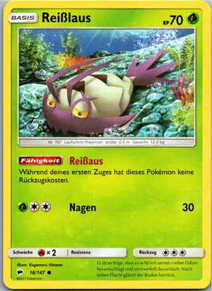 Reißlaus Exemplar 1,25 €
