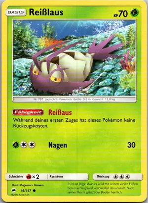 Reißlaus Exemplar 1,25 €