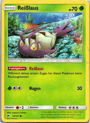 Reißlaus Exemplar 1,25 €