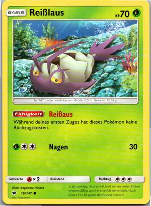 Reißlaus Exemplar 1,25 €