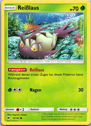 Reißlaus Exemplar 1,25 €