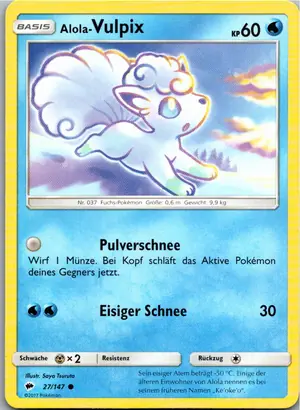 Alola-Vulpix Exemplar 1,25 €