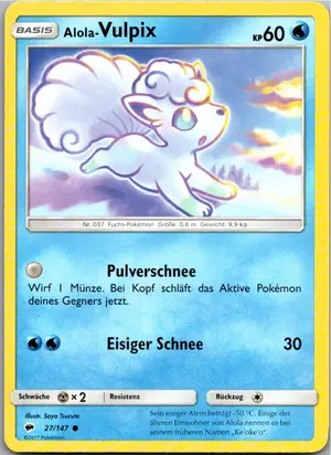 Alola-Vulpix Exemplar 1,25 €