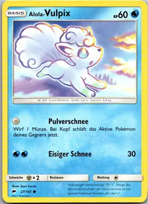 Alola-Vulpix Exemplar 1,25 €