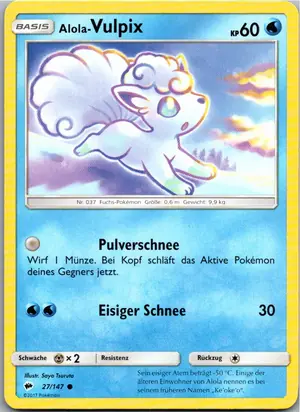 Alola-Vulpix Exemplar 1,25 €