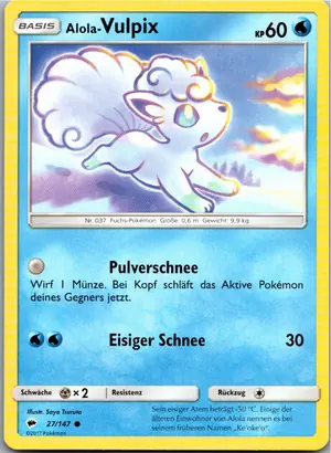 Alola-Vulpix Exemplar 1,25 €