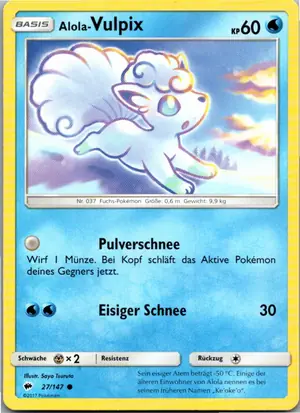 Alola-Vulpix Exemplar 1,25 €