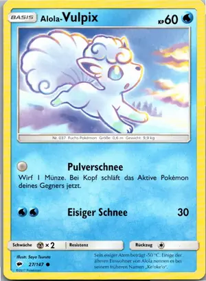 Alola-Vulpix Exemplar 1,25 €