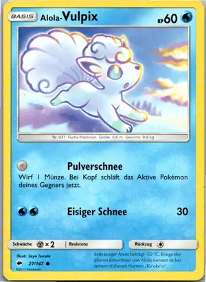 Alola-Vulpix Exemplar 1,25 €