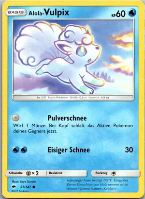 Alola-Vulpix Exemplar 1,25 €