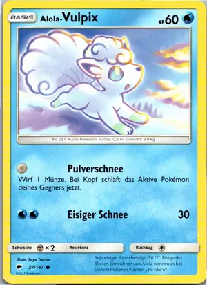 Alola-Vulpix Exemplar 1,25 €