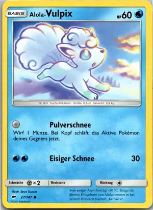 Alola-Vulpix Exemplar 1,25 €