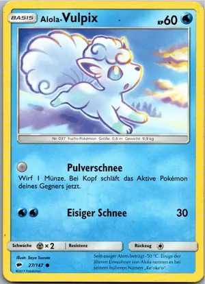 Alola-Vulpix Exemplar 1,25 €