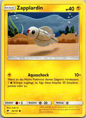 Zapplardin Exemplar 1,25 €